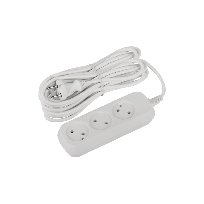 Удлинитель UDL-10-3100 3роз б/з 10м (ПВС 2*1) Greenline