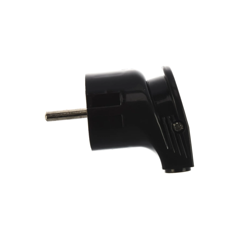 Вилка IN HOME угловая с/з 16А 4210, черн.