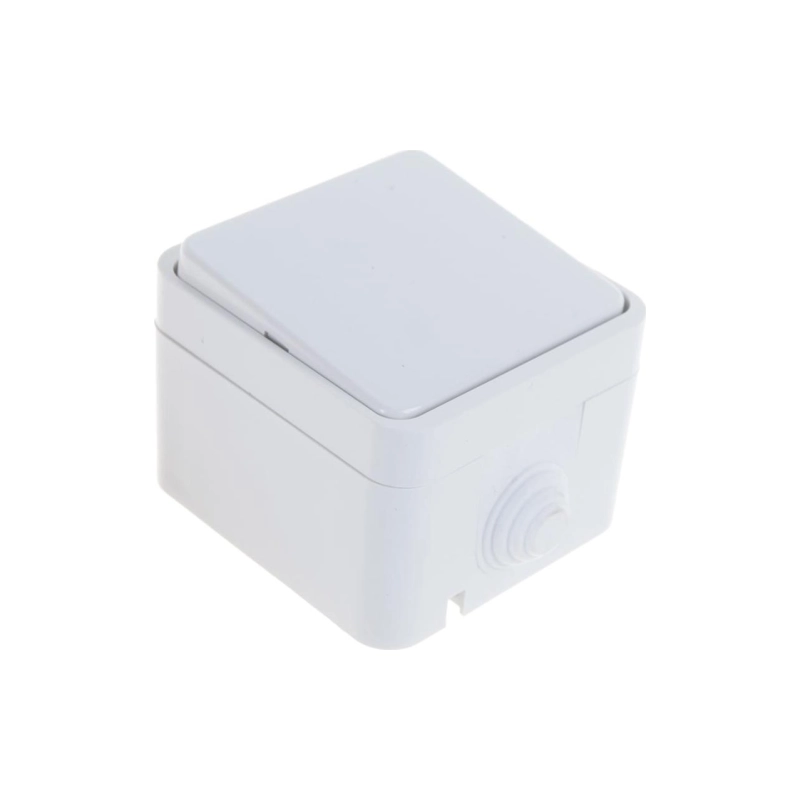 Выключатель AQUA 1-й бел. полугерметич. IN HOME 3100