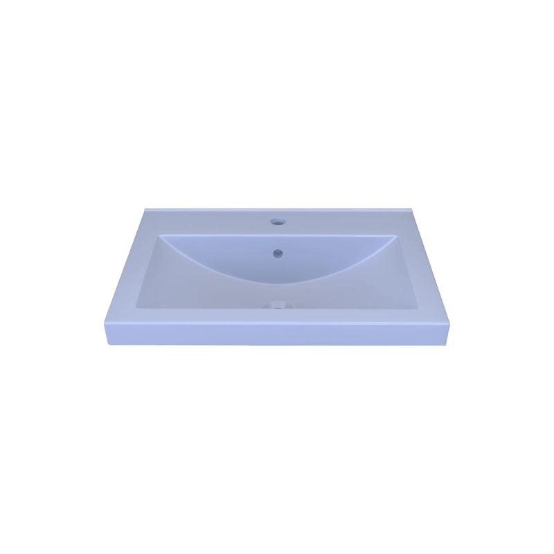 Умывальник мебельный Тобаго 60 ФС серо-голубой матовый (+крепл) с1