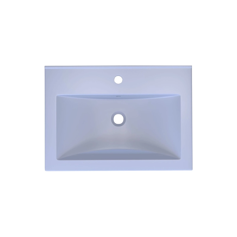 Умывальник мебельный Тобаго 60 ФС серо-голубой матовый (+крепл) с1