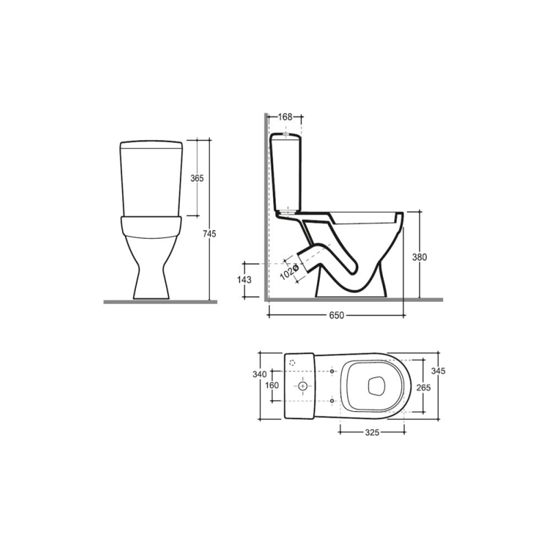 Унитаз-компакт Толедо МЛ, н/п Инкоэр бел. (сид+крепл) с1