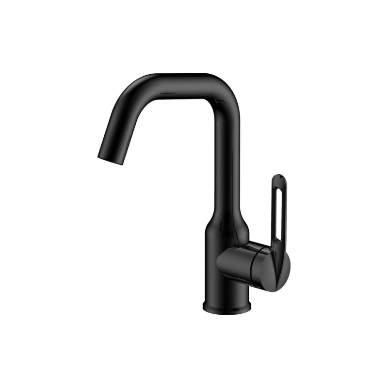 HB10825-7 Смеситель HAIBA д/раковины, однорыч., нерж. сталь, черный