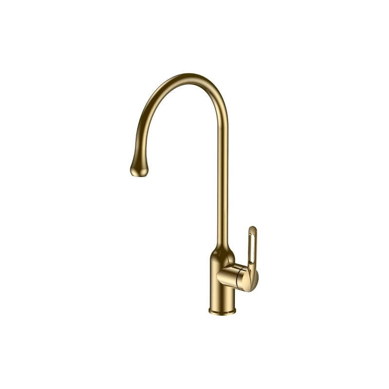 HB71825-5 Смеситель HAIBA однорычаж. д/кухни, нерж. сталь, золото