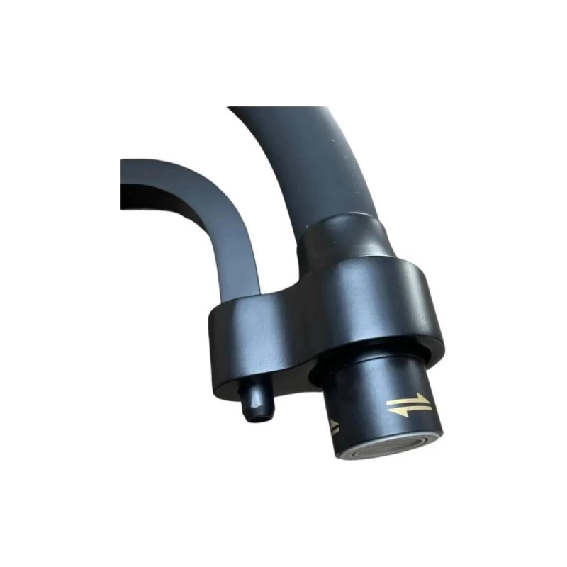 HB76615-7 Смеситель HAIBA однорычаж. д/кухни, с подключением фильтра, гибкий излив, латунь, черный