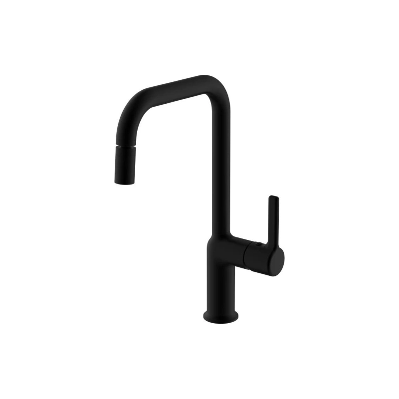 HB70814-7 Смеситель HAIBA однорычаж. д/кухни, латунь, черный