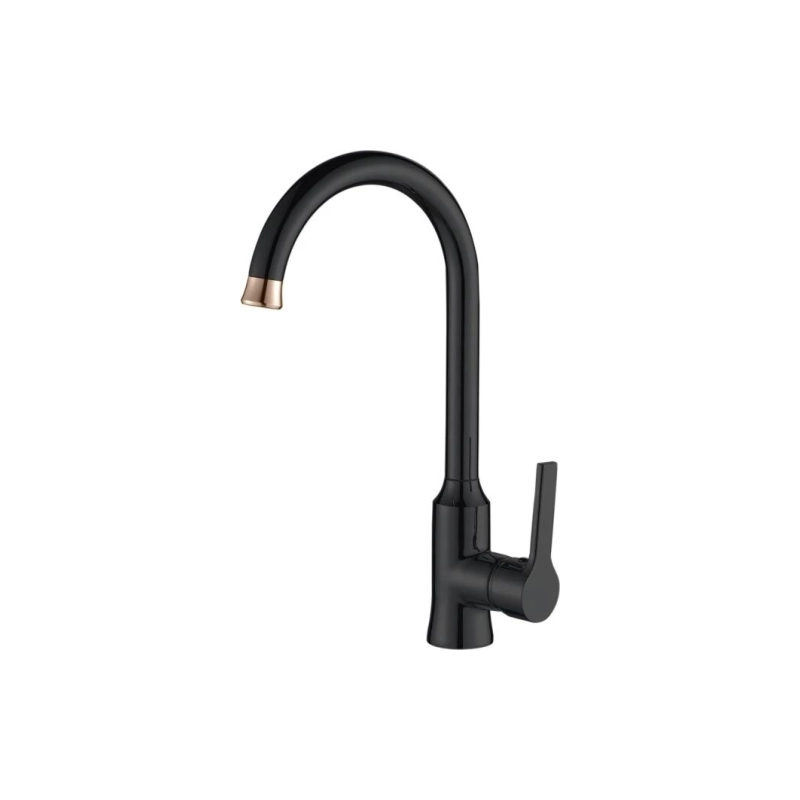 HB70652-7 Смеситель HAIBA однорычаж. д/кухни, латунь, черный