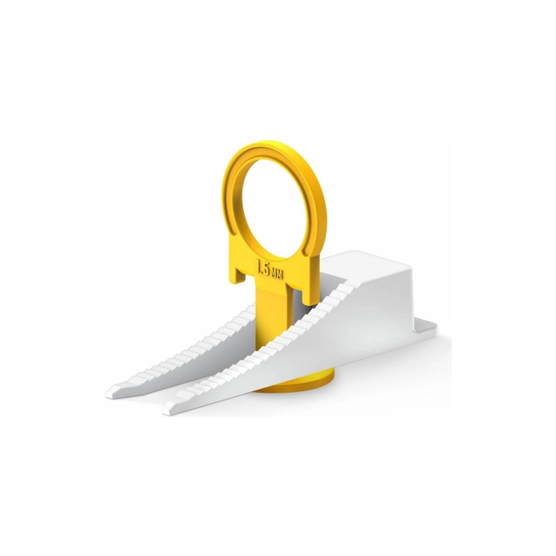 ЗУБР Система выравн. плитки КОЛЬЦО, зажим 1,5 мм + клин (50+50 шт) (33833-H50)