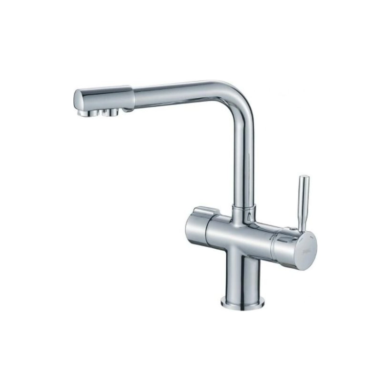 HB70088 Смеситель HAIBA однорычаж. д/кухни, с подключением фильтра, латунь, хром