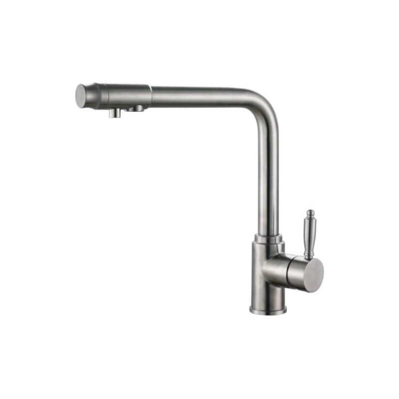 HB70301 Смеситель HAIBA однорычаж. д/кухни, нерж. сталь