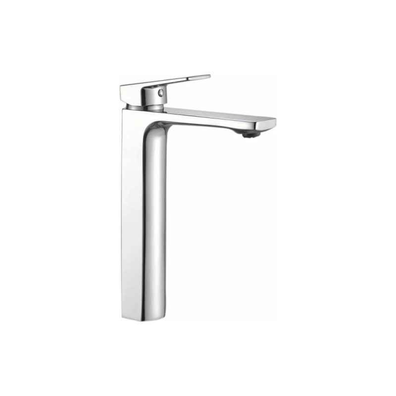 HB11810 Смеситель HAIBA д/раковины, однорыч., высокий излив, латунь, хром