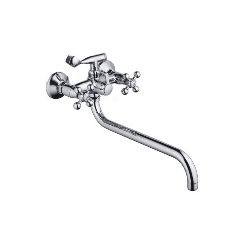 HB2619-2 Смеситель HAIBA д/ванны, длинный излив, латунь, хром