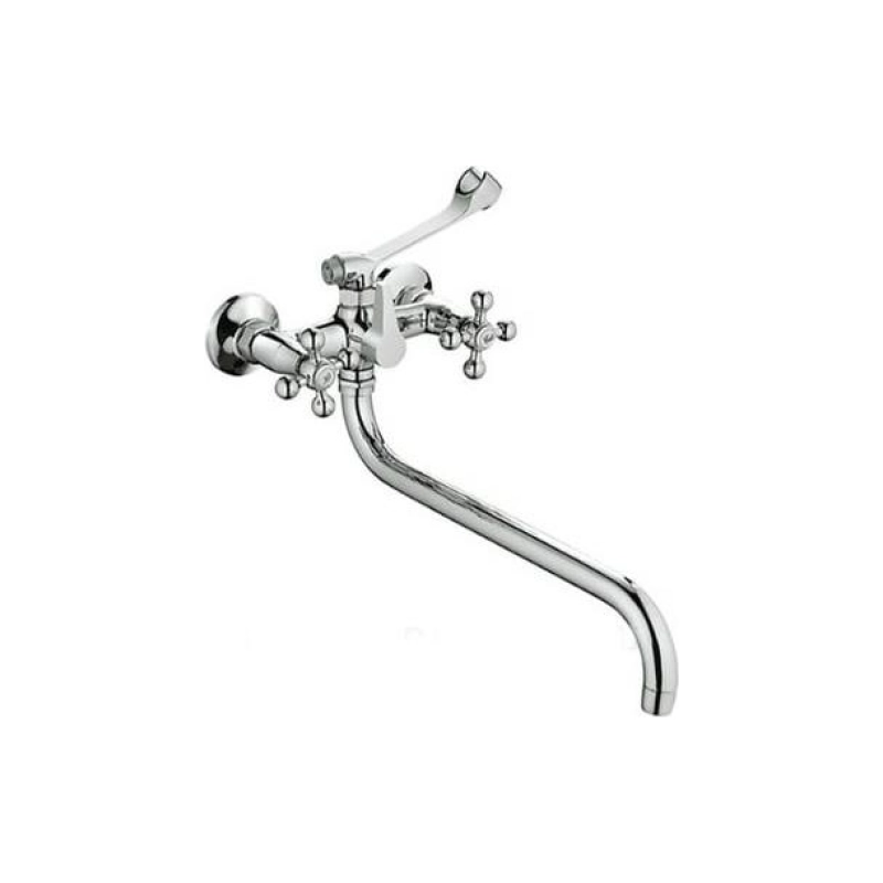 HB2619-3 Смеситель HAIBA д/ванны, длинный излив, латунь, хром