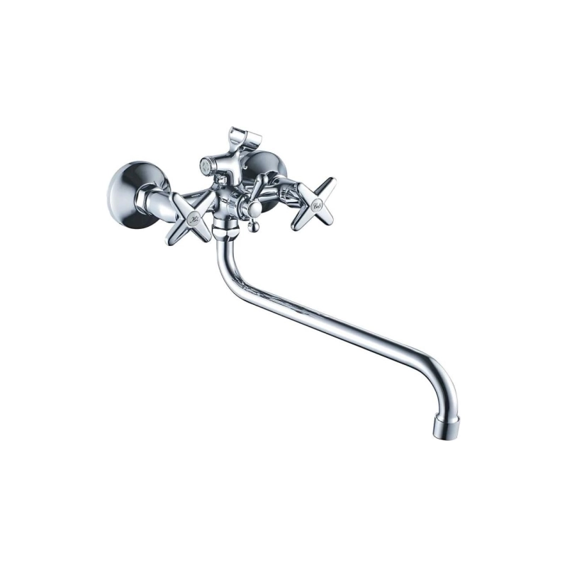 HB2220 Смеситель HAIBA д/ванны, длинный излив, латунь, хром