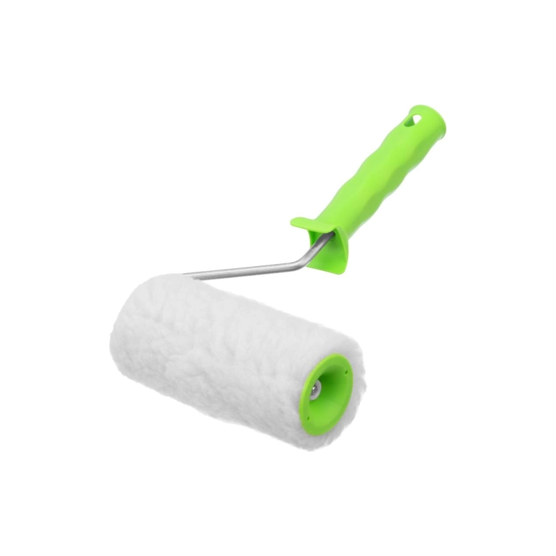 Валик натурал.мех 150 мм, ворс 12мм, D=48мм, ручка d=6 мм Сибртех (80122)