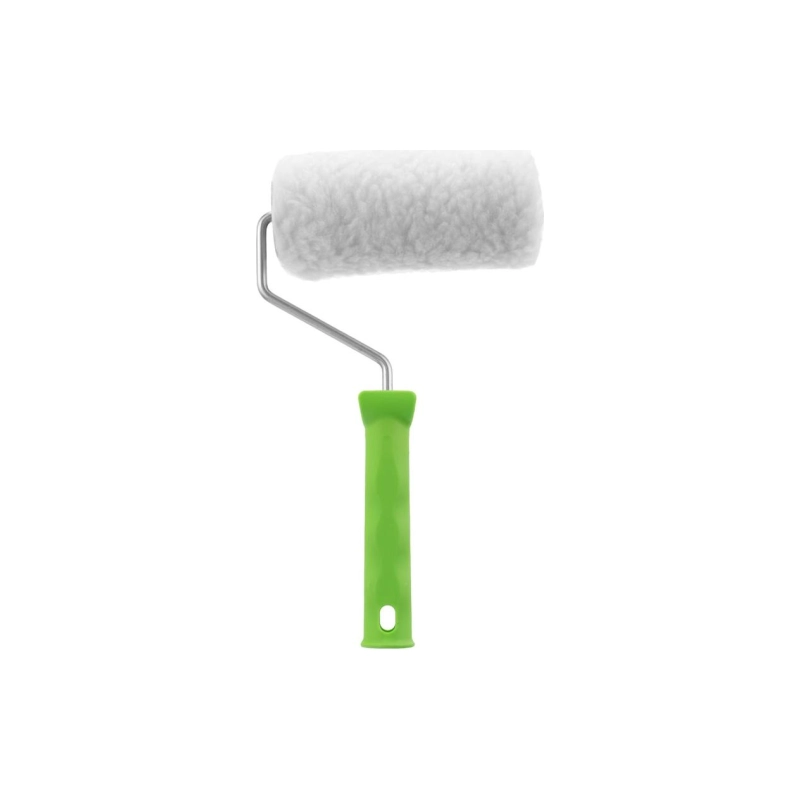 Валик натурал.мех 150 мм, ворс 12мм, D=48мм, ручка d=6 мм Сибртех (80122)