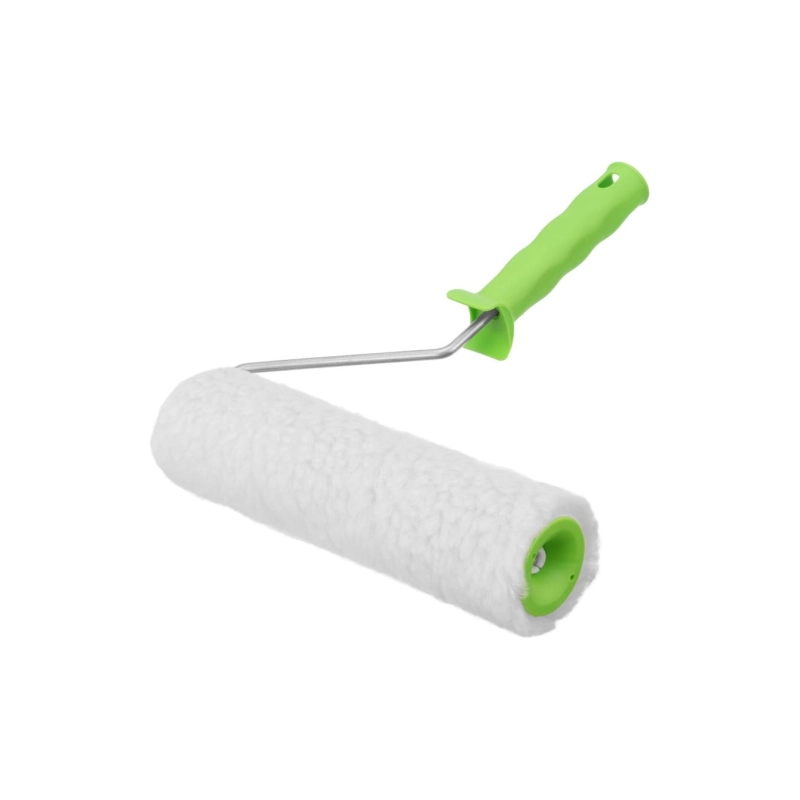 Валик натурал.мех 250 мм, ворс 12мм, D=48мм, ручка d=6 мм Сибртех (80124)