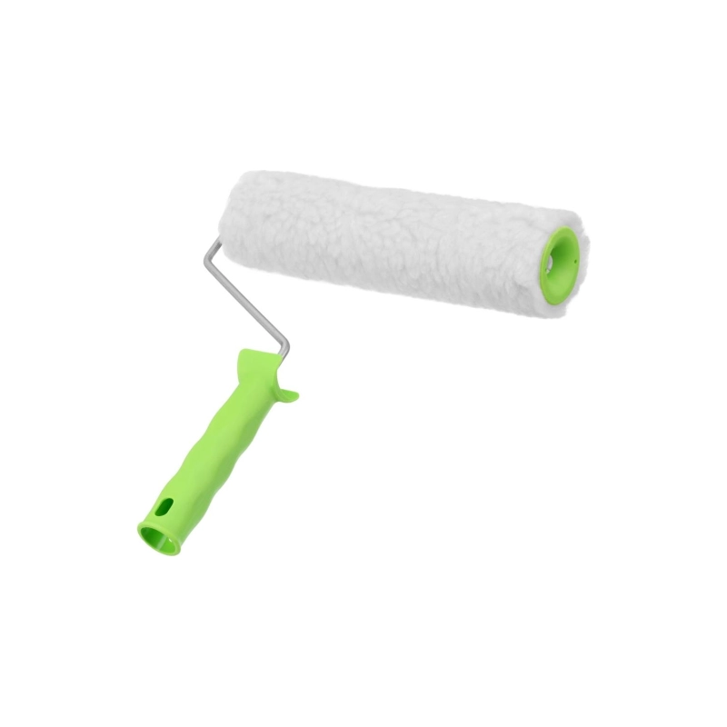 Валик натурал.мех 250 мм, ворс 12мм, D=48мм, ручка d=6 мм Сибртех (80124)