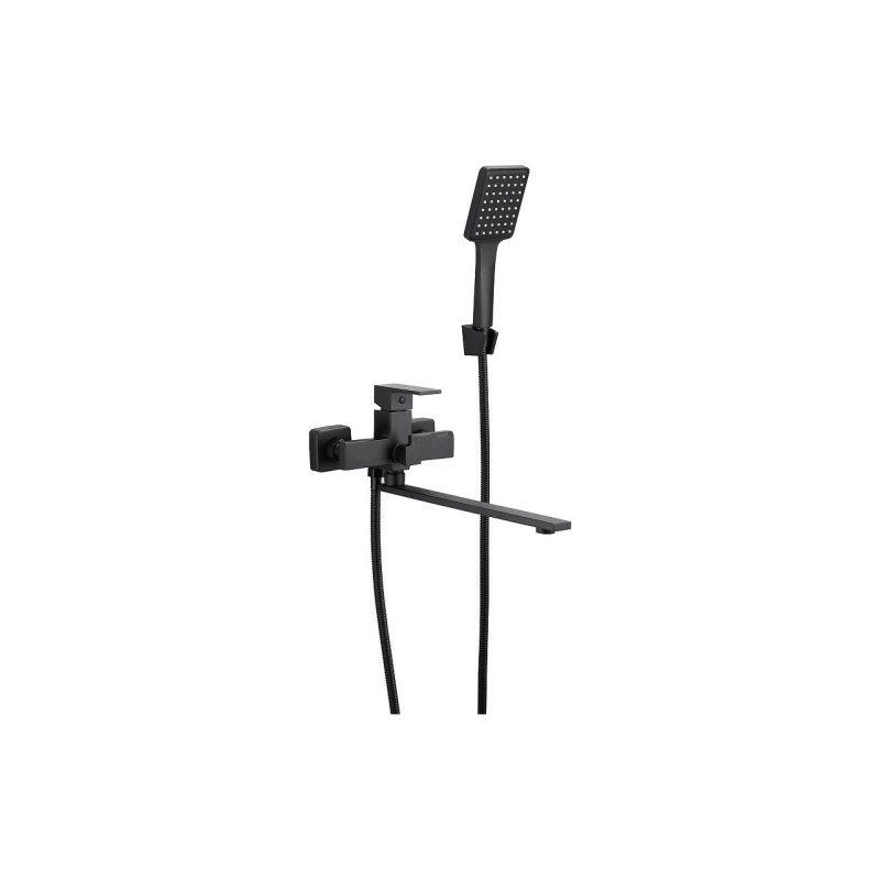 B22613-7 Смеситель BELZ д/ванны, длинный излив, латунь, черный