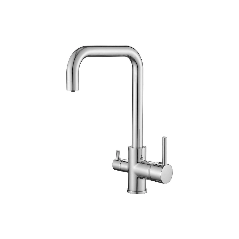 B76802 Смеситель BELZ однорычаж. д/кухни, с подключением фильтра, латунь, хром