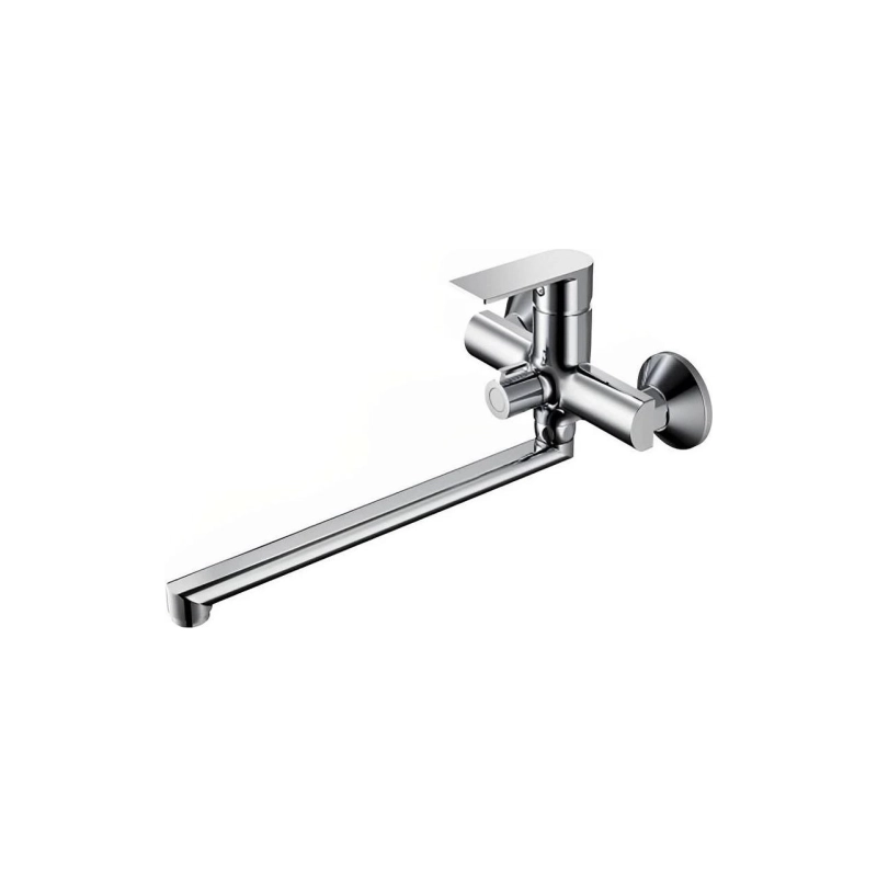 B22678 Смеситель BELZ д/ванны, длинный излив, латунь, хром