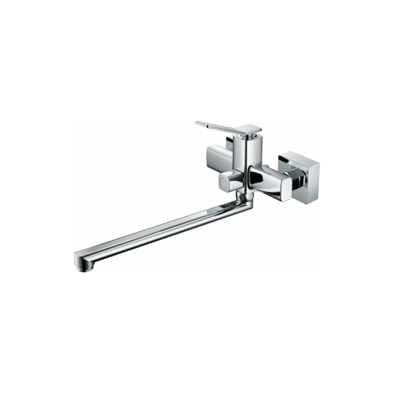 B22618 Смеситель BELZ д/ванны, длинный излив, латунь, хром