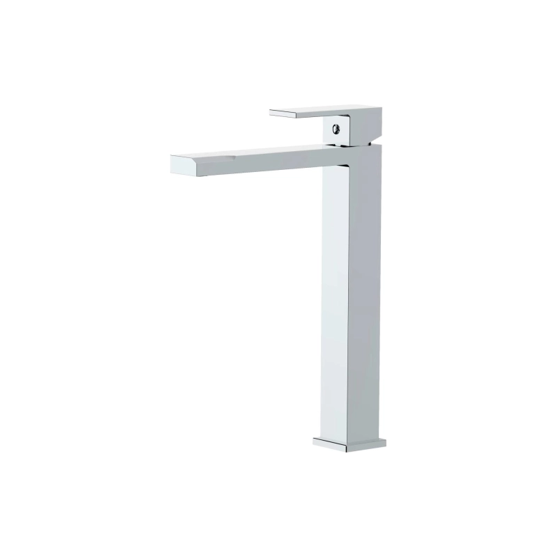 B11613 Смеситель BELZ д/раковины, однорыч., высокий излив, латунь, хром