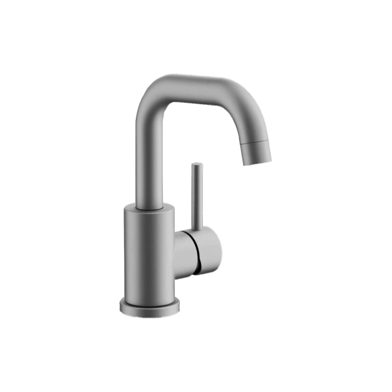 B10809-1 Смеситель BELZ однорычаж. д/кухни, нерж. сталь, сатин