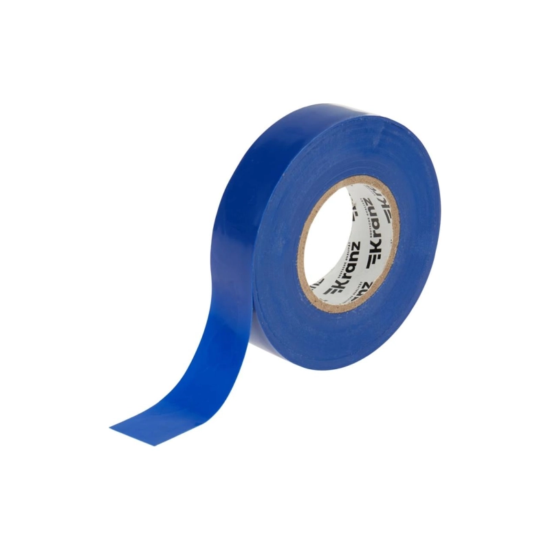 Изолента ПВХ KRANZ проф. 19мм*20м синяя