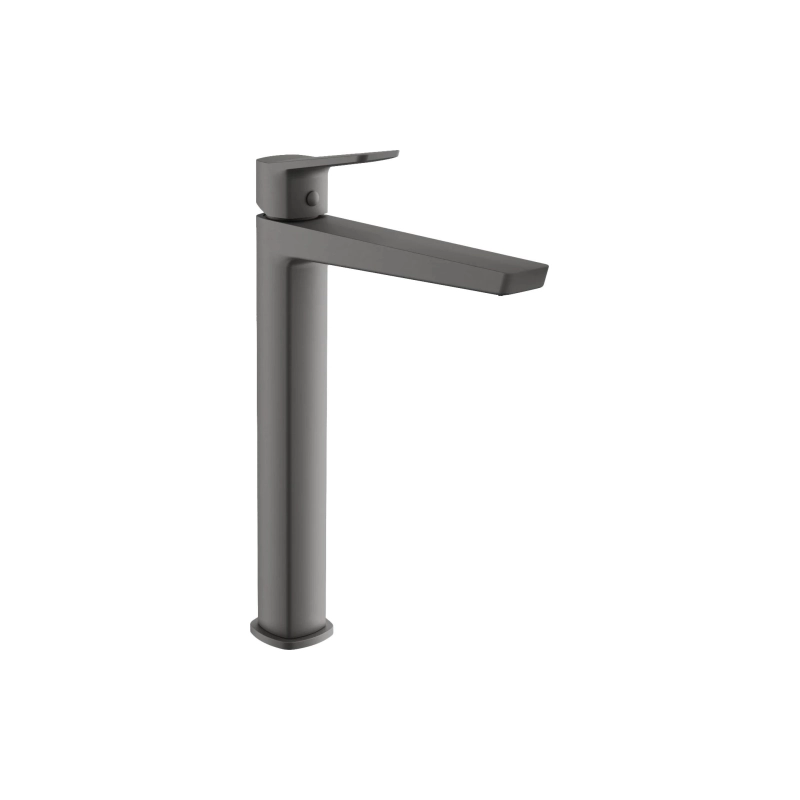 B11715-3 Смеситель BELZ д/раковины, однорыч., латунь, оружейная сталь