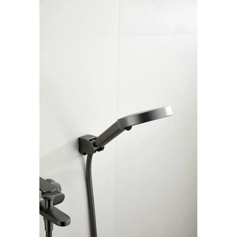 B61713-3 Смеситель BELZ д/ванны, латунь, оружейная сталь