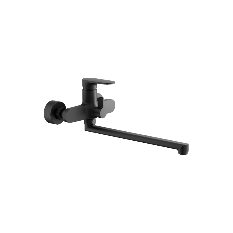 B22713-7 Смеситель BELZ д/ванны, длинный излив, латунь, черный