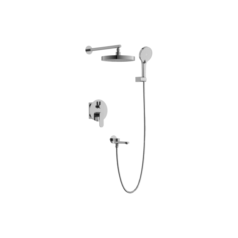 B80713 BELZ Душевая система встраиваемая с верх душ. смесит. ручн.лейк., латунь, хром