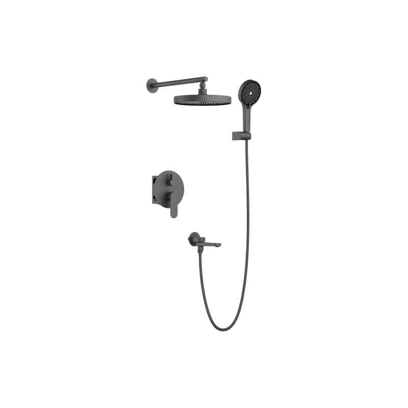 B80713-3 BELZ Душевая система встраиваемая с верх душ. смесит. ручн.лейк., латунь, оружейная сталь