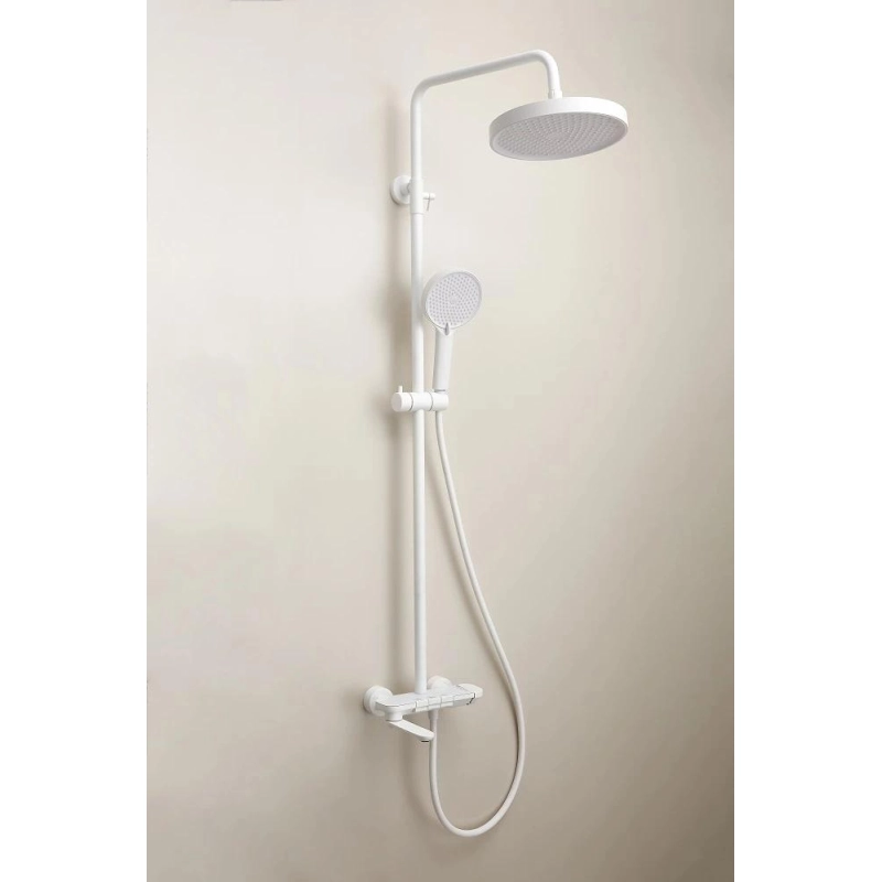 B25713-8 BELZ Душевая система с верх душ. смесит. ручн.лейк., латунь, белый