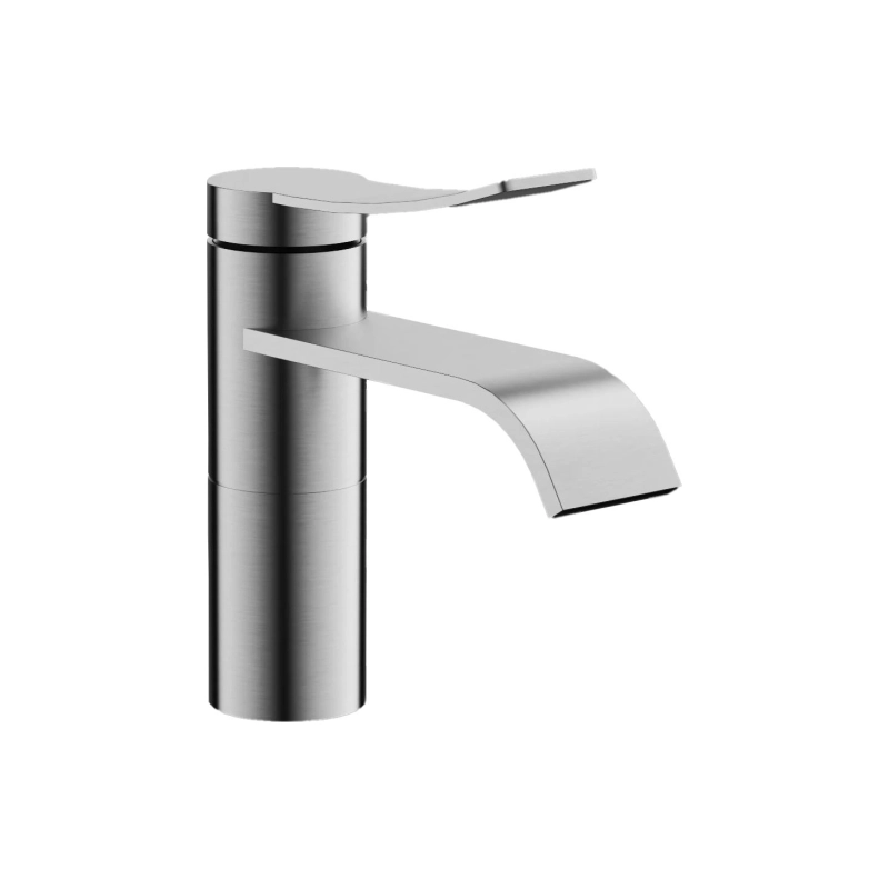 B10812-1 Смеситель BELZ д/раковины, однорыч., нерж. сталь, сатин