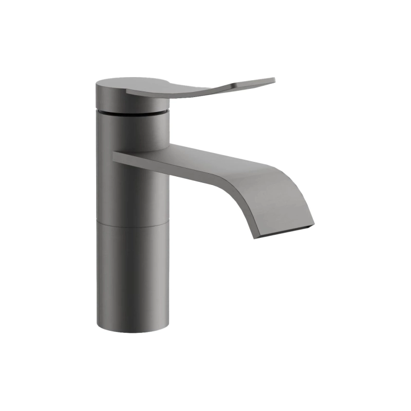 B10812-3 Смеситель BELZ д/раковины, однорыч., нерж. сталь, оружейная сталь