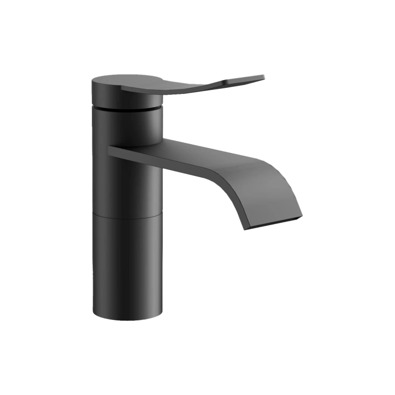 B10812-7 Смеситель BELZ д/раковины, однорыч., нерж. сталь, черный