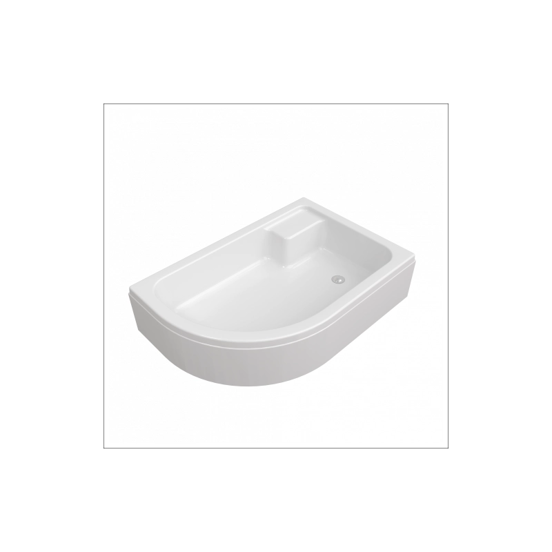 Поддон ТРИТОН 120*80 1/4 круга, сред. с сиденьем, правый в компл.