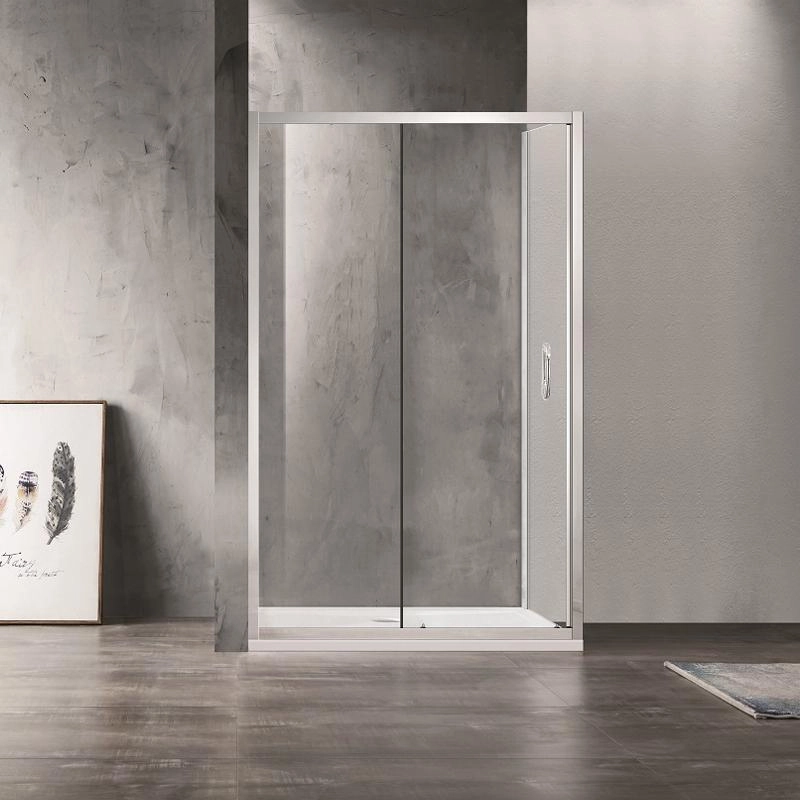 Душевое ограждение MILTON 120х80х200 см, левая, б/поддона, серебро, AZND1131L1200