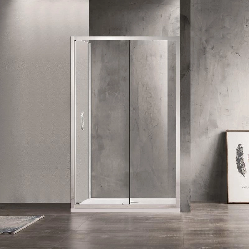 Душевое ограждение MILTON 120х80х200 см, правая, б/поддона, серебро, AZND1131R1200