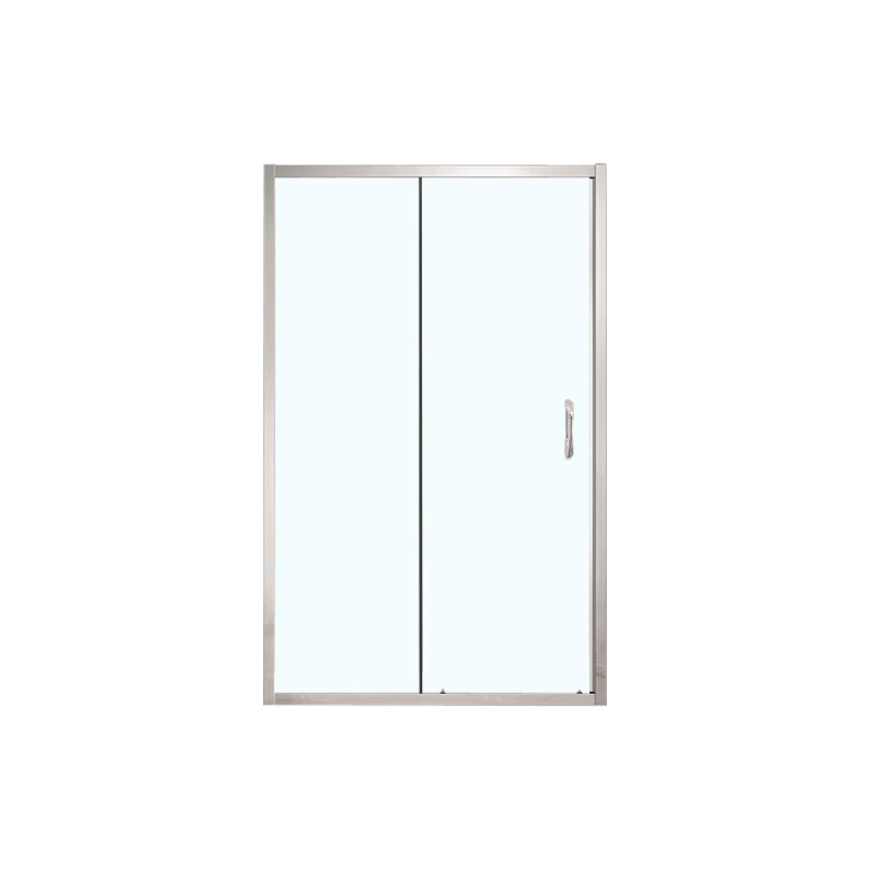 Душевая дверь MILTON 140х200 см, раздвижная, серебро, AZND61211400