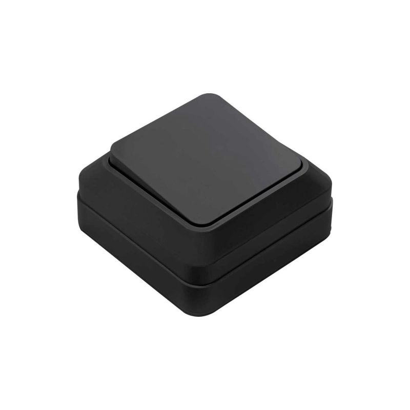 Выключатель BOLLETO 1-й черн. IN HOME