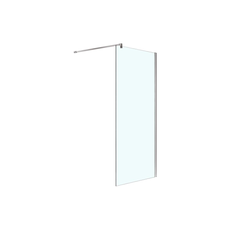 Душевая перегородка CHICAGO Walk-in 140x195 см, б/поддона, серебро, AZNAR63101400