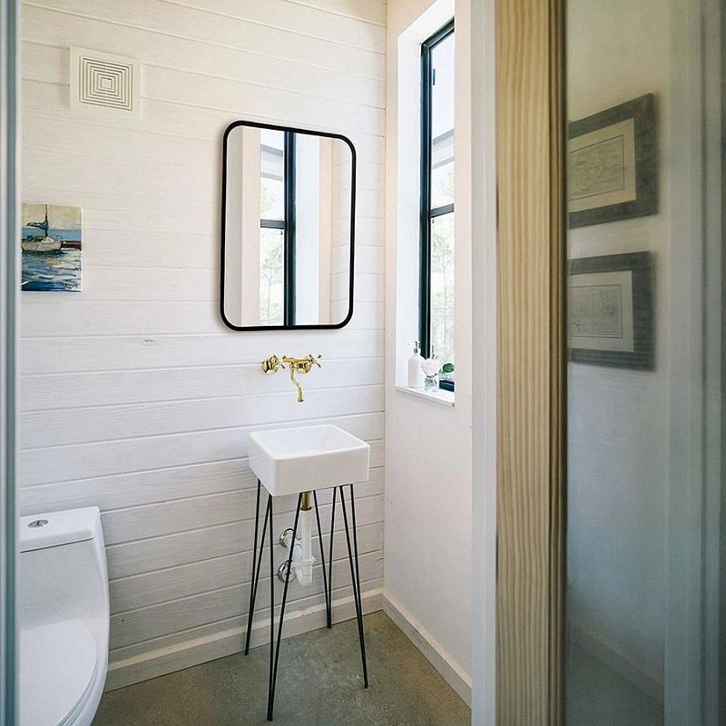 Зеркало AZARIO Мальта-лофт 600х800 (ШВ) б/полки, пластиковая рама, ФР-00002427