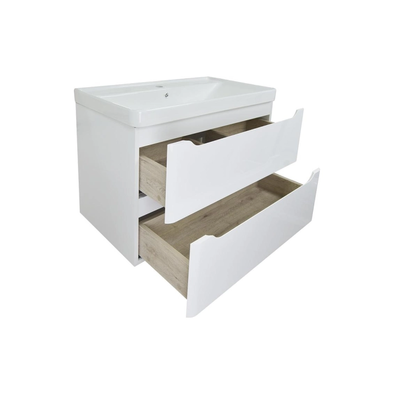 Тумба LOTOS 70/2 71,5х48х57 см, подвесная, с раковиной Monte 70, CS00083930