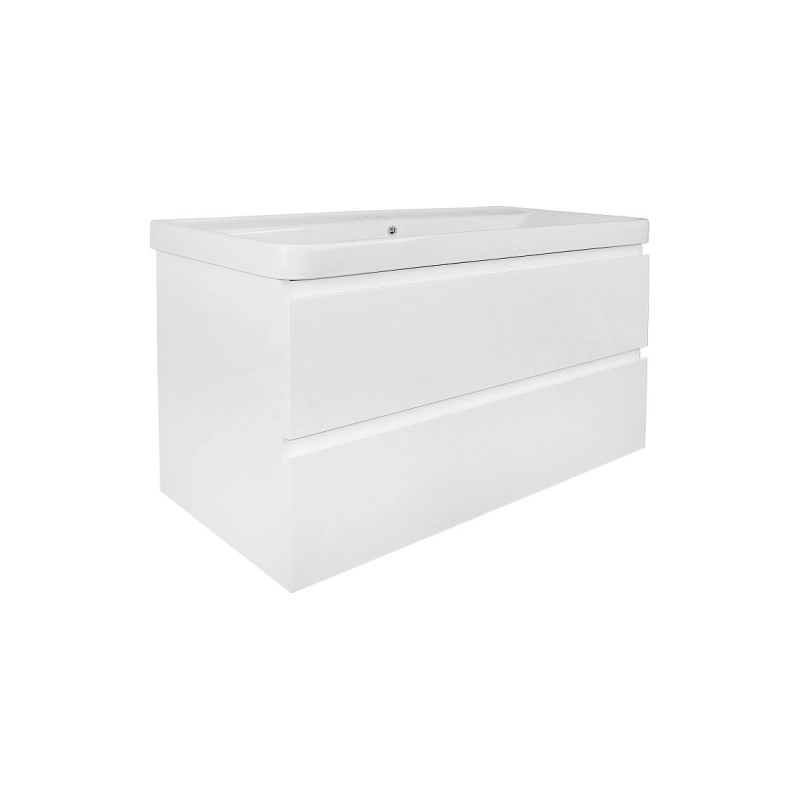 Тумба Мила 100 100х47х68 см, подвесная, с раковиной Monte 100, CS00089921