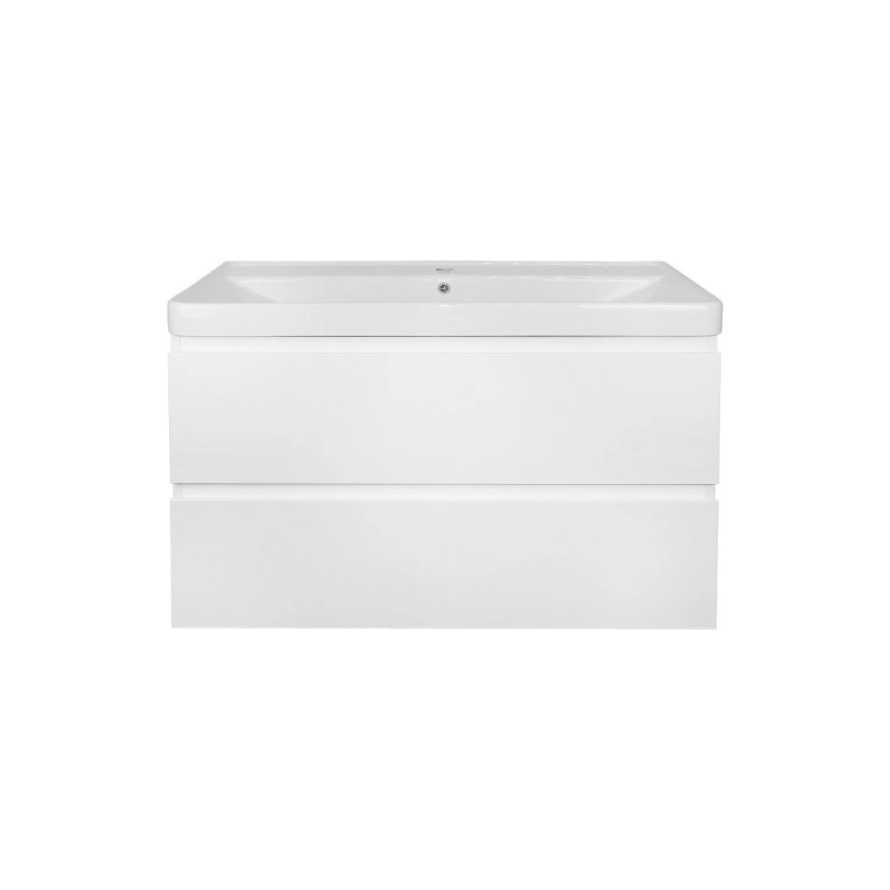 Тумба Мила 100 100х47х68 см, подвесная, с раковиной Monte 100, CS00089921