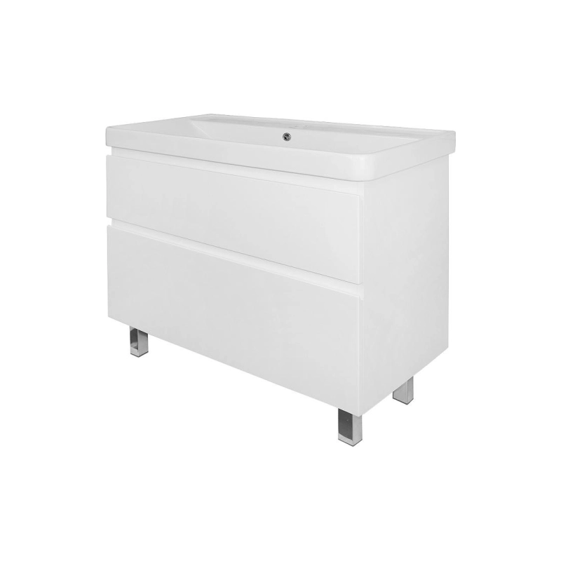 Тумба Мила 90 Н 91х47х86 см, напольная, с раковиной Monte 90, CS00089953