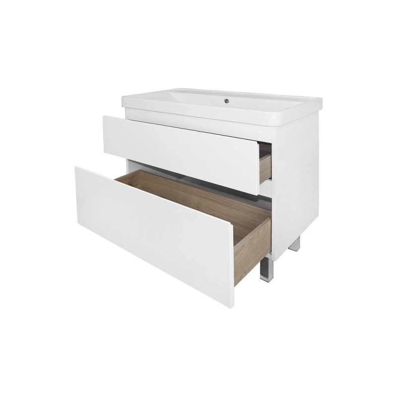 Тумба Мила 90 Н 91х47х86 см, напольная, с раковиной Monte 90, CS00089953